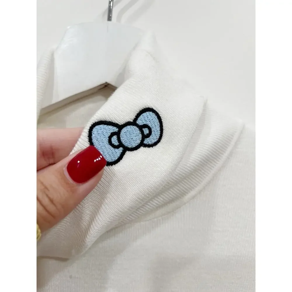 NWT Hello Kitty x Forever 21 Turtleneck Sweater Top - Picture 6 of 9